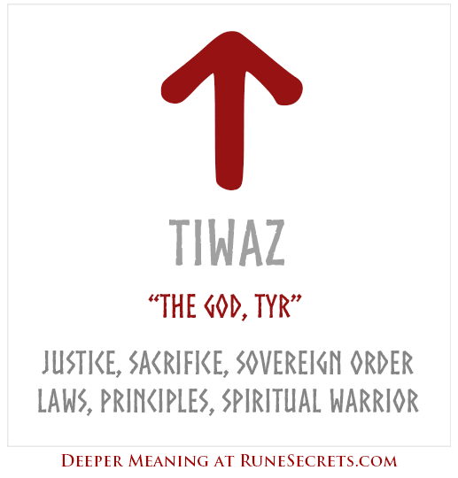 Tyr, Norse God of War, Law and Justice - White Hardcover Journal